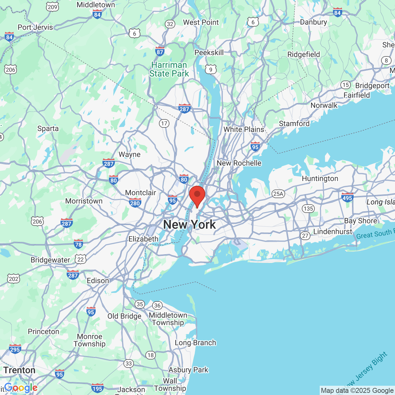 Google map image of our location in 800A 5th Ave New York, NY